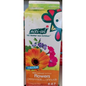 Acti-Sol The Mother Hen Fertilizer - Flowers Perennials and  Annuals 1.5 kg (3.3lb)
